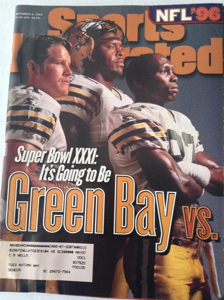 Sports Illustrated Magazine Super Bowl XXXI September 2, 1996 082017nonrh2