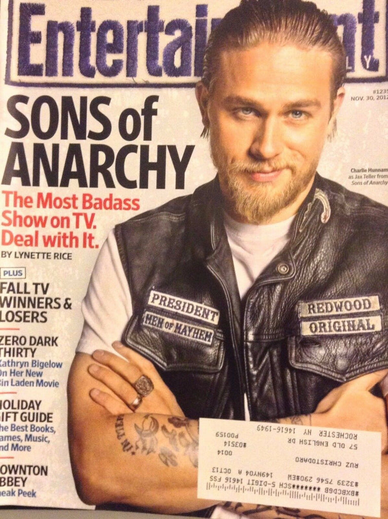 Entertainment Weekly Magazine Sons Of Anarchy November 30, 2012 121517nonrh
