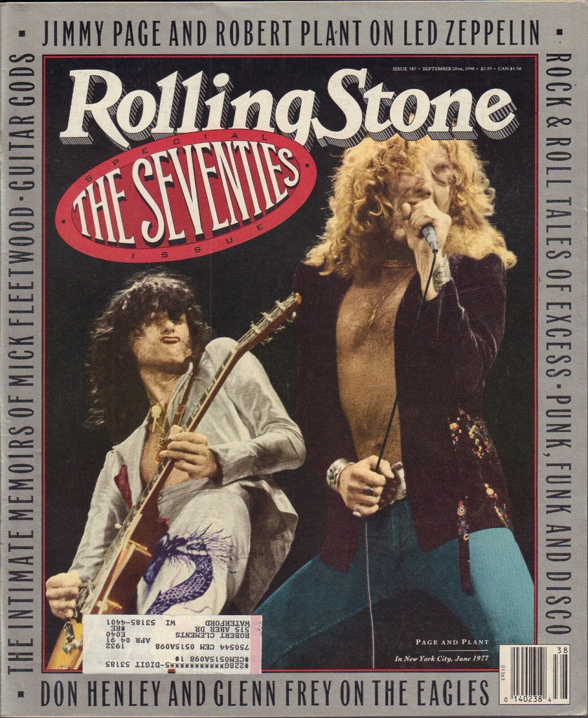 Rolling Stone September 20 1990 The Seventies, The Eagles w/ML VG 122816DBE