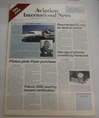 Aviation International News Magazine Pilatus Plots May 1993 FAL 061715R