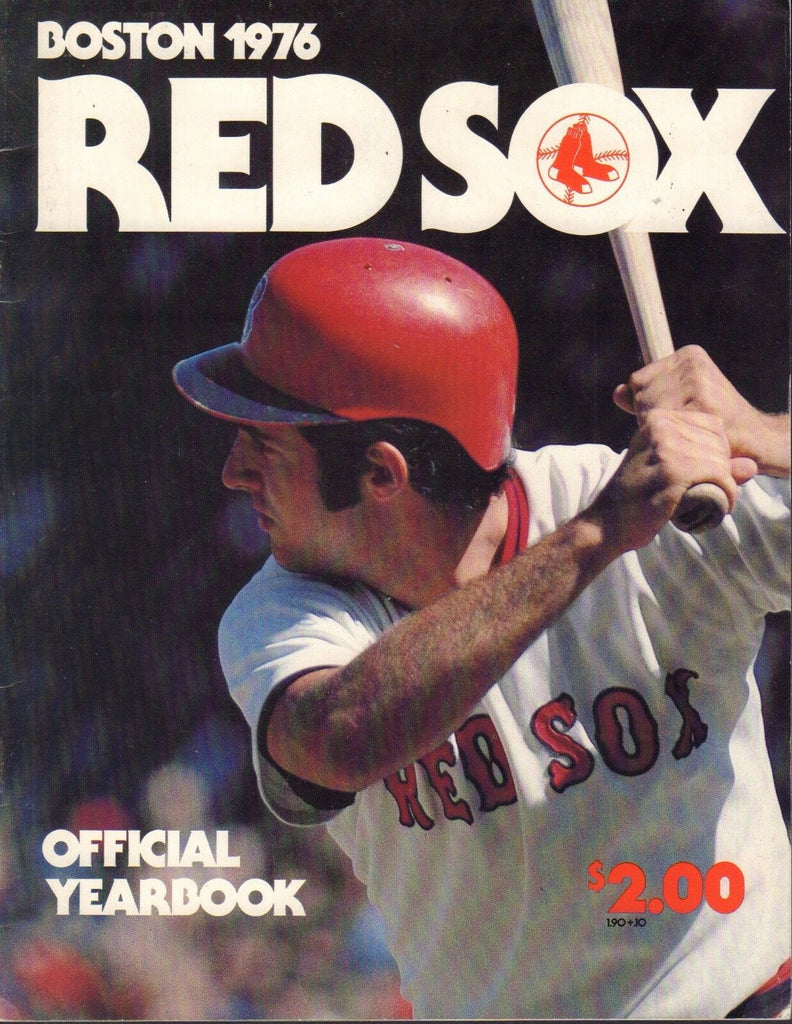 Boston Red Sox 1976 Yearbook Fred Lynn 102317nonjhe