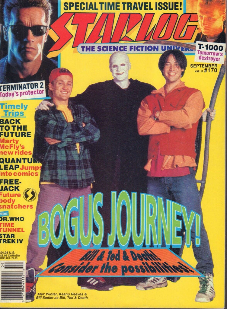 Starlog September 1991 Keanu Reeves, Terminator 2, Dr. Who 081117nonDBE