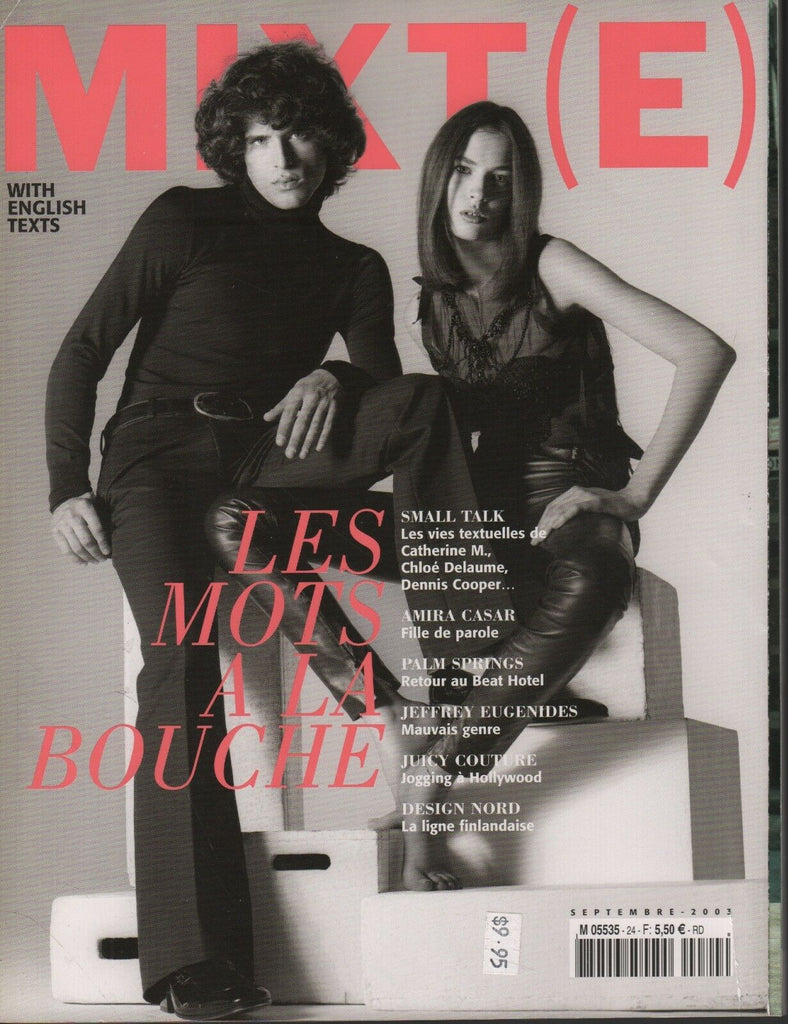 Mixte French Fashion Magazine September 2003 Amira Casar Dennis Cooper 060118DBF