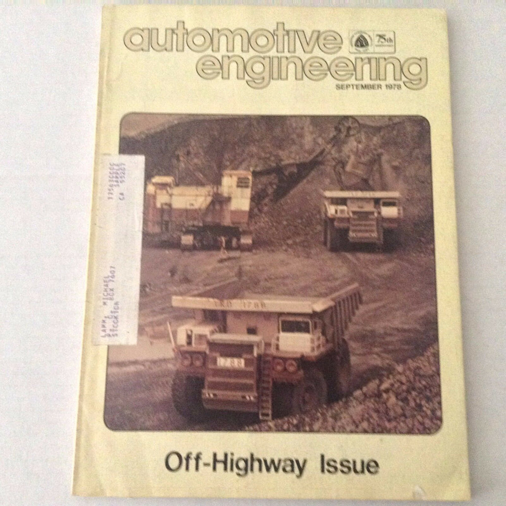 Automotive Engineering Magazine Hydraulic Noise Cut September 1978 061217nonrh