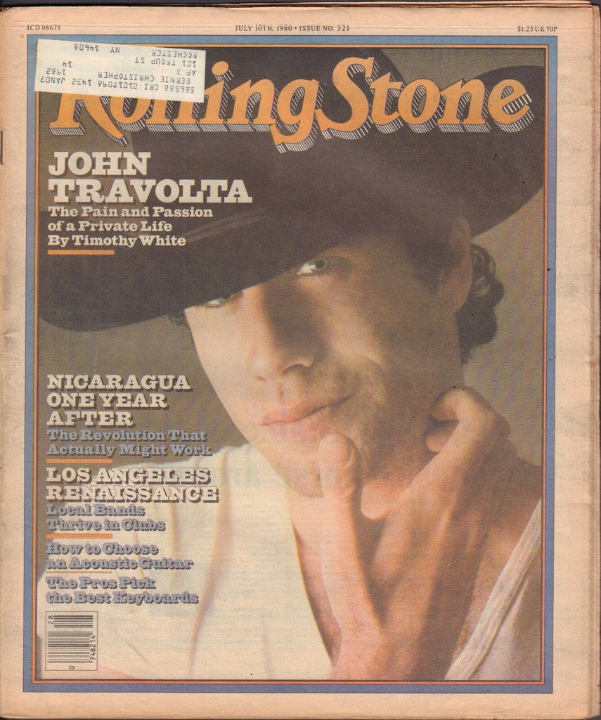 Rolling Stone July 10 1980 John Travolta w/ML 121416DBE
