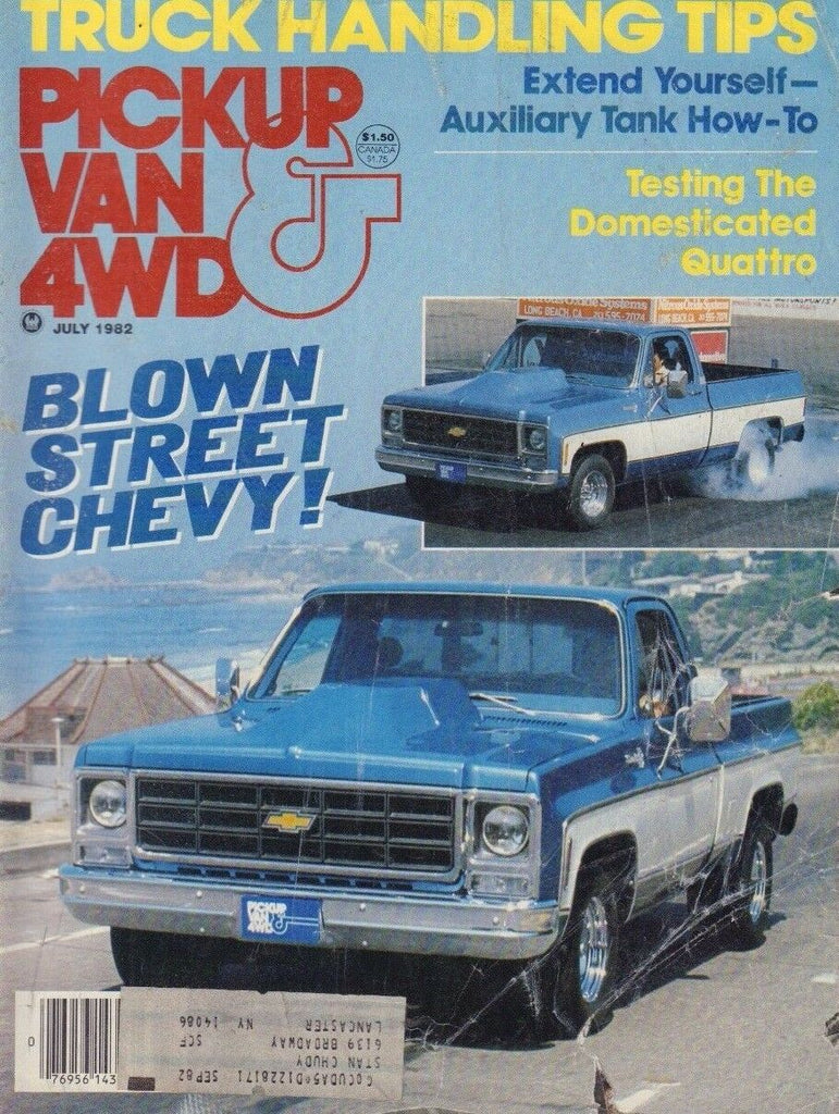 Pickup Van & 4WD July 1982 Blown Street Chevy w/ML 051017nonDBE