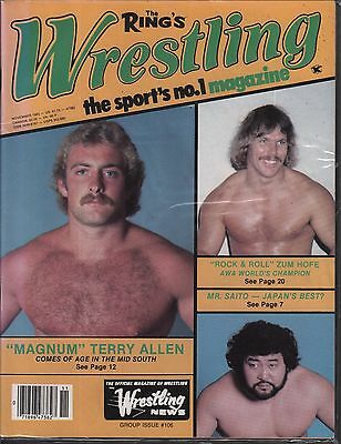 The Ring's Wresting November 1983 Terry Allen, Zum Hofe VG 020316DBE