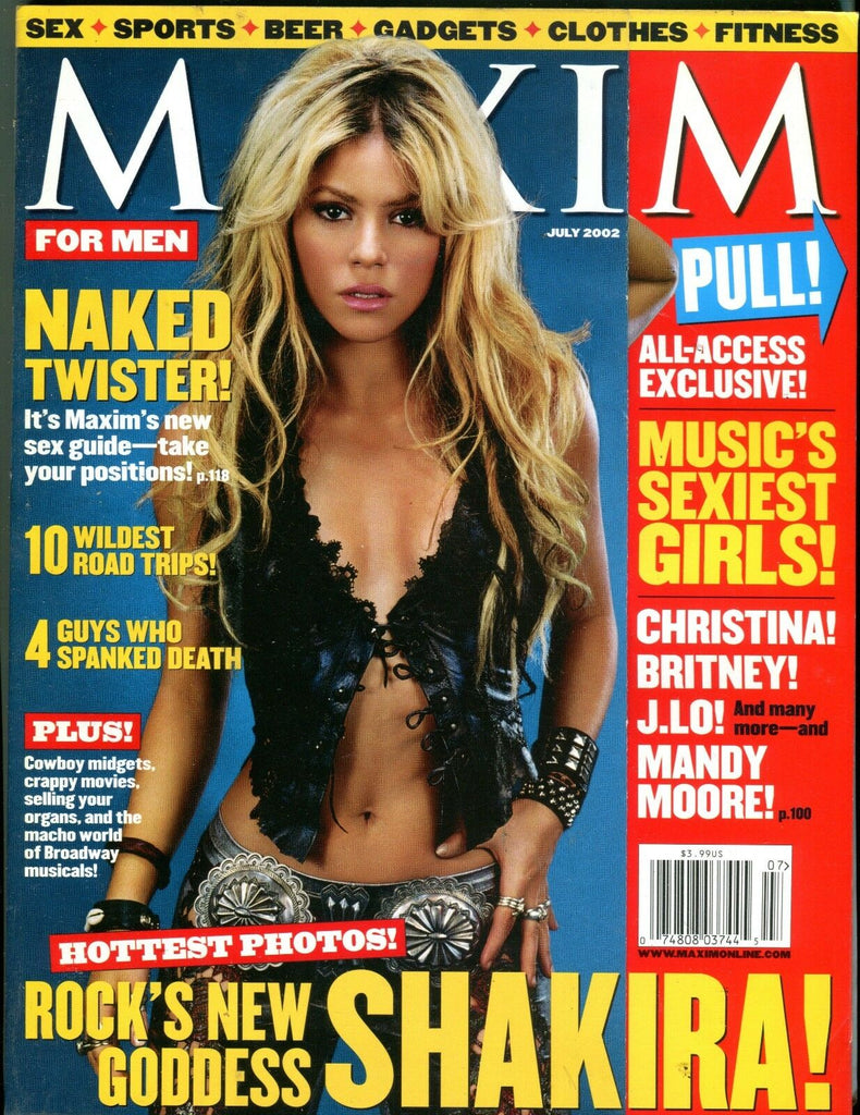 Maxim Magazine July 2002 Shakira EX No ML 100616jhe – mr-magazine