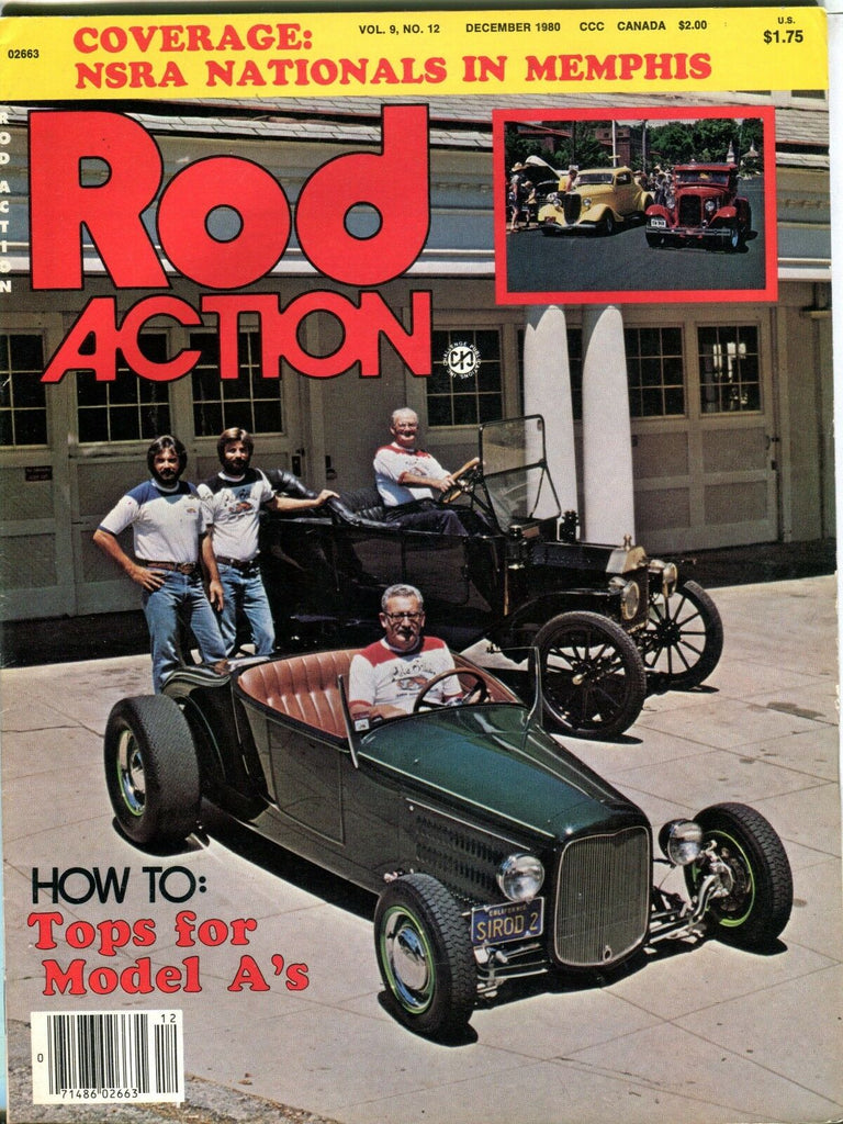 Rod Action Magazine December 1980 Tops For Model A's EX No ML 031617nonjhe