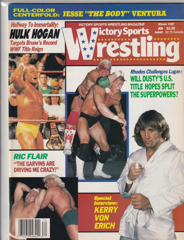 Victory Sports Wrestling Dusty Rhodes Ric Flair Winter 1987 061819nonr
