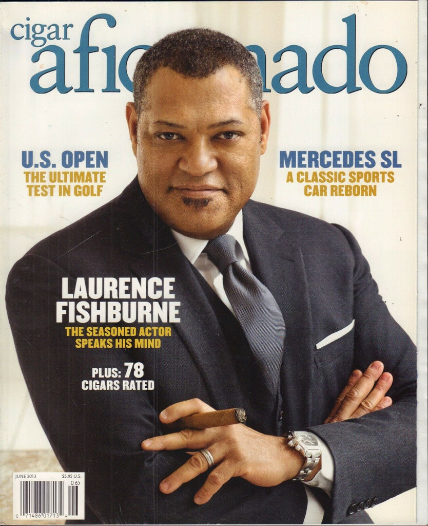 Cigar Aficionado June 2013 Laurence Fishburne Vg 010317DBE2