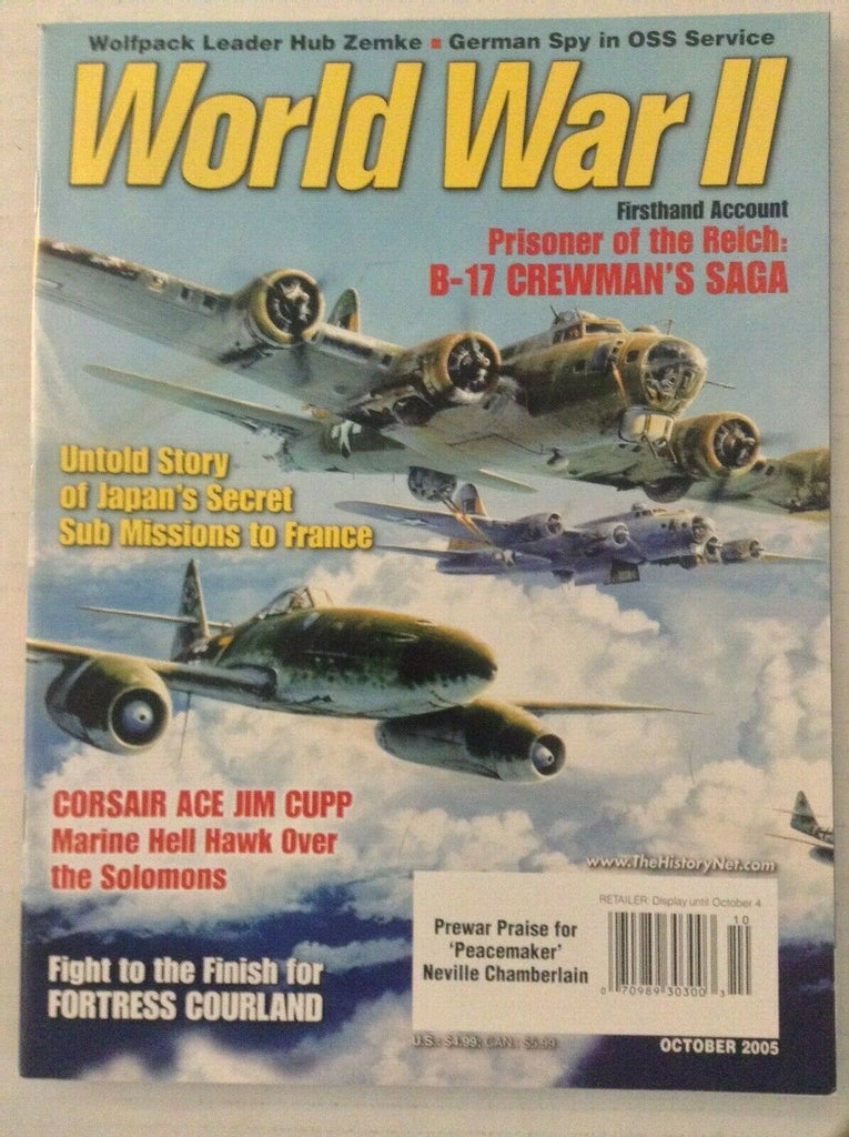 World War II Magazine B-17 Crewman's SAGA October 2005 040319nonrh