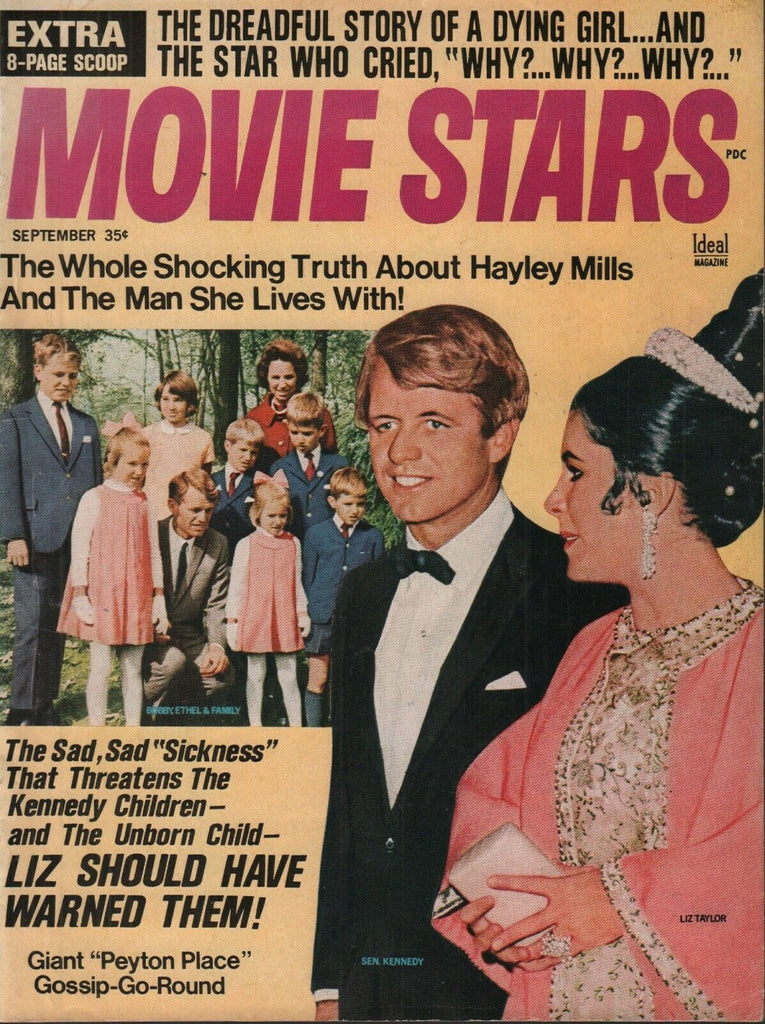 Movie Stars September 1968 Bobby Ethel Kennedy 062019AME