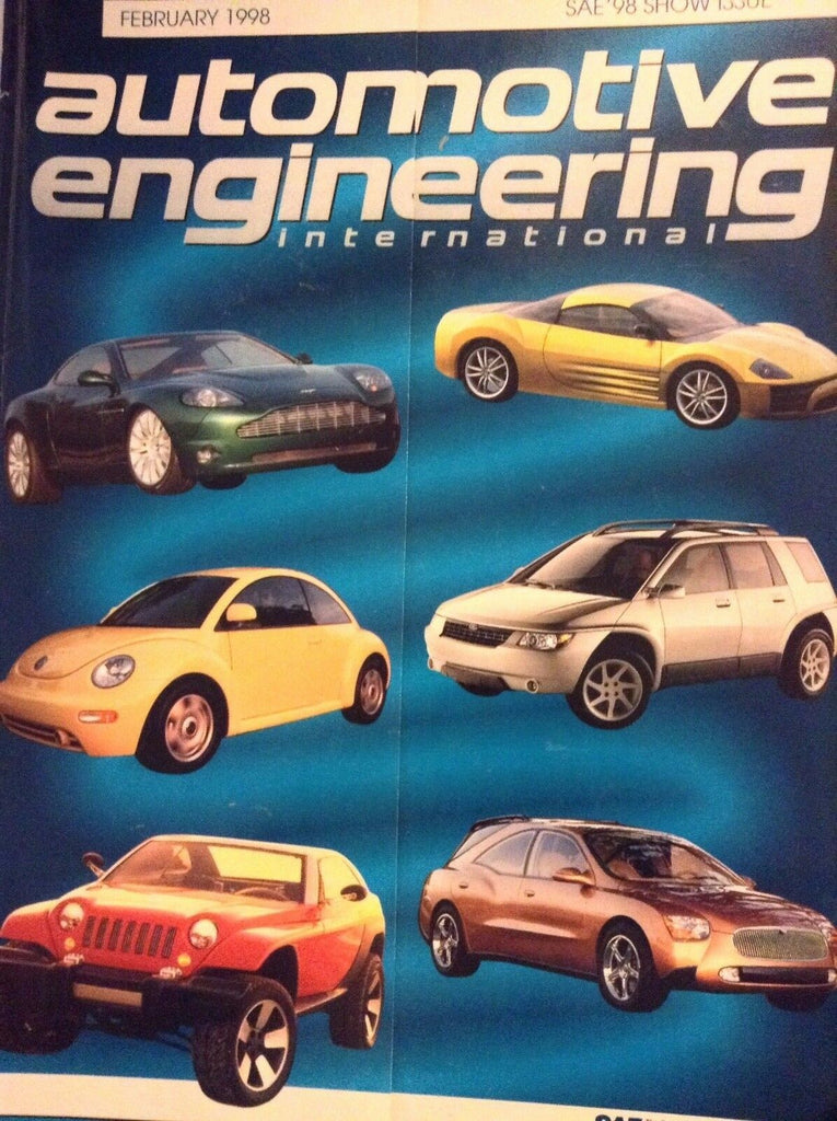 Automotive Engineering Magazine SAE '98 Show February 1998 120417nonrh