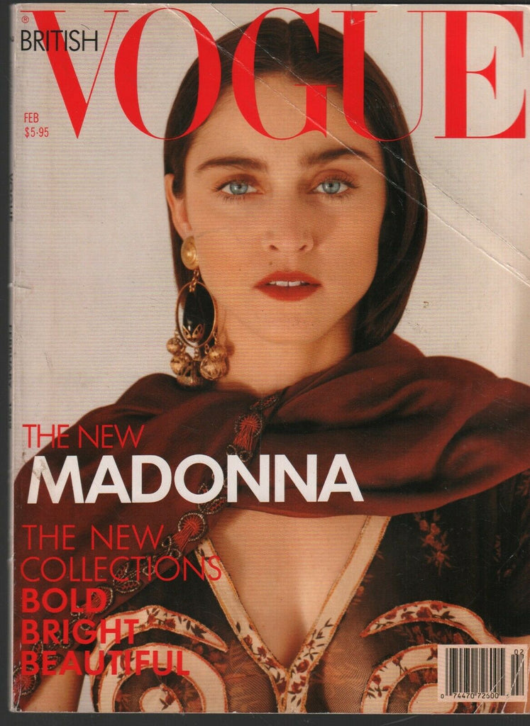 Vogue British UK Magazine February 1989 Madonna Rare Herb Ritts 020921ame