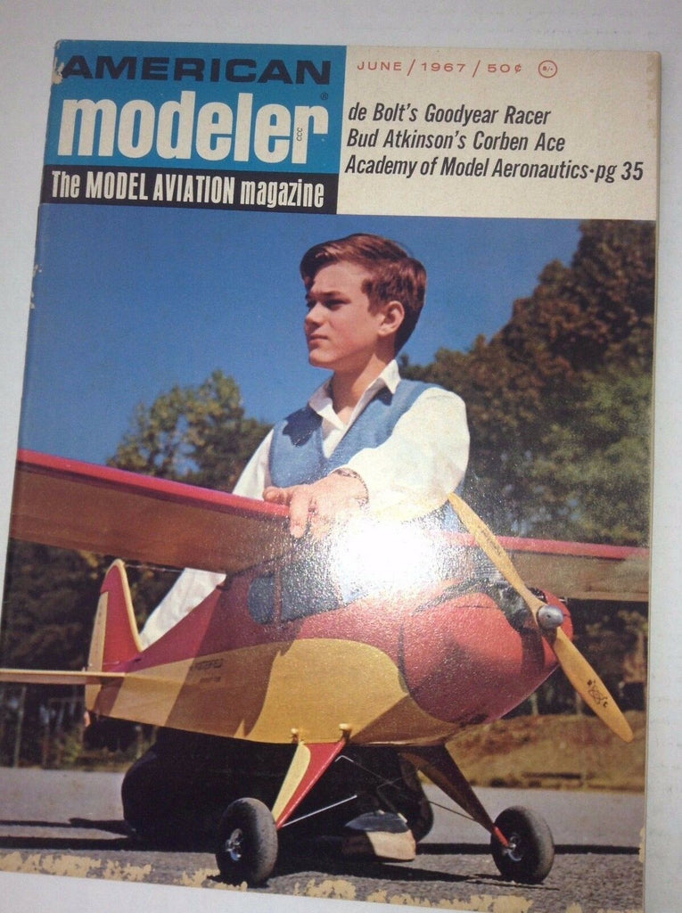 American Modeler Magazine de Bolt's Goodyear Racer June 1967 041717nonrh