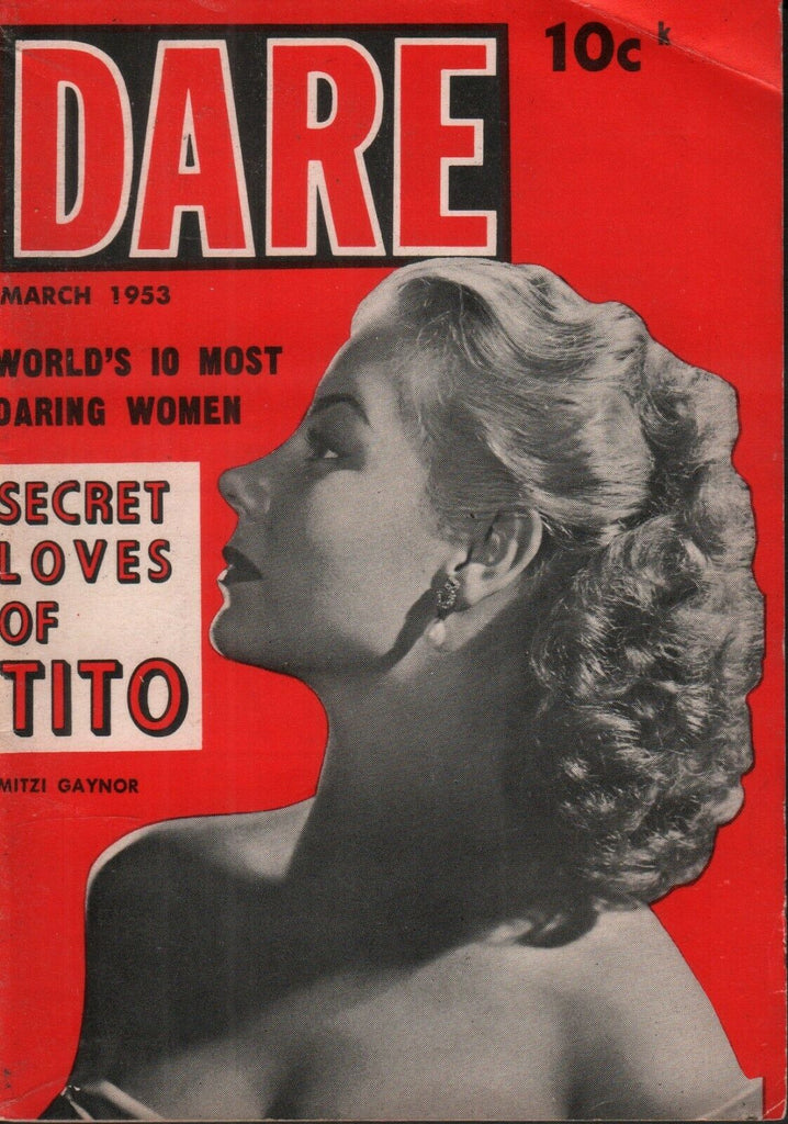 Dare Digest March 1953 Mitzi Gaynor Cheesecake Pin Up 070819AME
