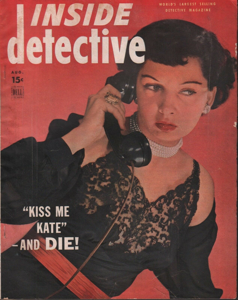 Inside Detective August 1949 Pagano Norris Harkness Hugh Layne 070618DBE