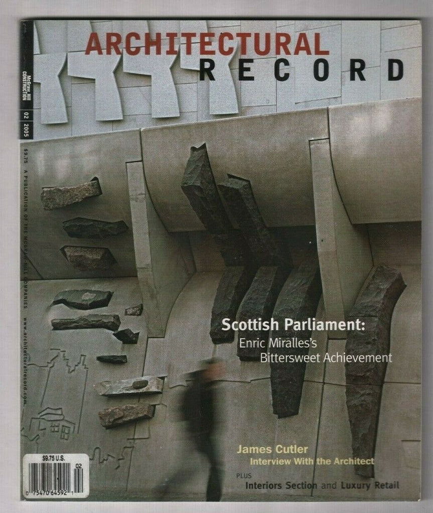 Architectural Record Mag Enric Miralles's James Cutler February 2005 020320nonr