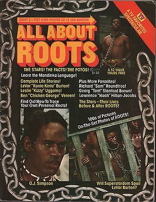 TV Favorites All About Roots 1977 w/Poster VG 122915DBE2