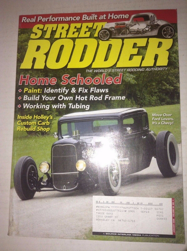 Street Rodder Magazine Inside Holley's Custom Carb January 2009 042117nonrh
