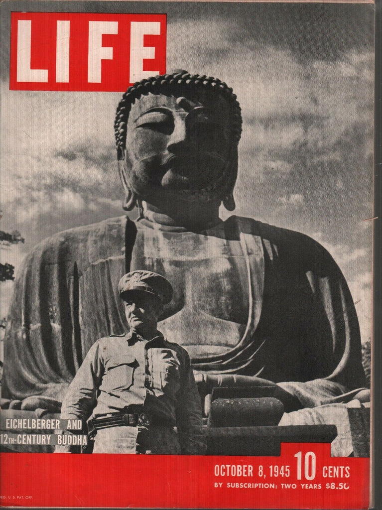 Life October 8 1945 General Robert Eichelberger Buddah Vintage Ads 081919AME