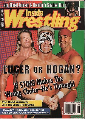 inside Wrestling June 1996 Sting, Hulk Hogan VG 122315DBE