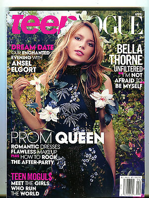 Teen Vogue Magazine April 2015 Bella Thorne EX 061716jhe