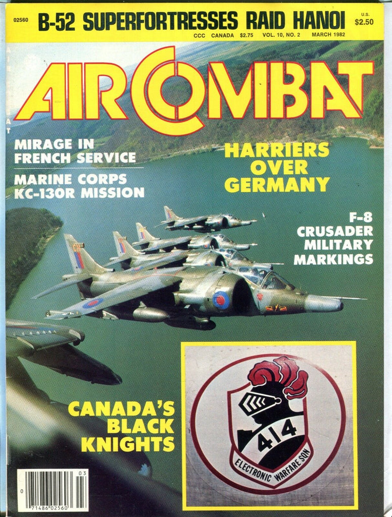 Air Combat Magazine March 1982 Canada's Black Knights EX No ML 112316jhe
