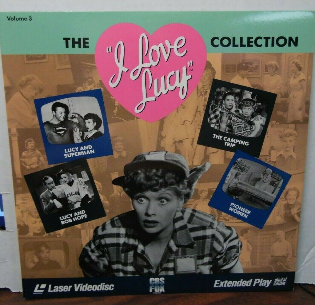 I Love Lucy Collection Volume 3 laser videodisc extended play 092919LLE