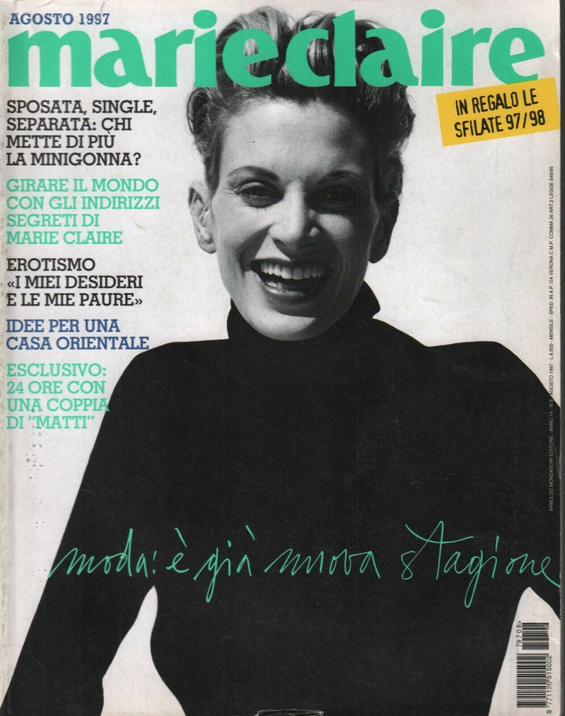 Marie Claire Italian Fashion Magazine August 1997 Kristen McMenamy 011221ame2