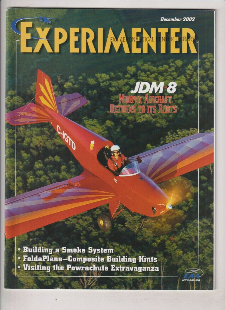Experimenter Aviation Mag JDM-8 Murphy Aircraft December 2002 040420nonrh