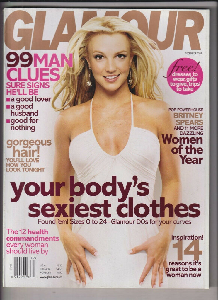 Glamour Magazine Britney Spears Women Of The Year December 2003 030320nonr