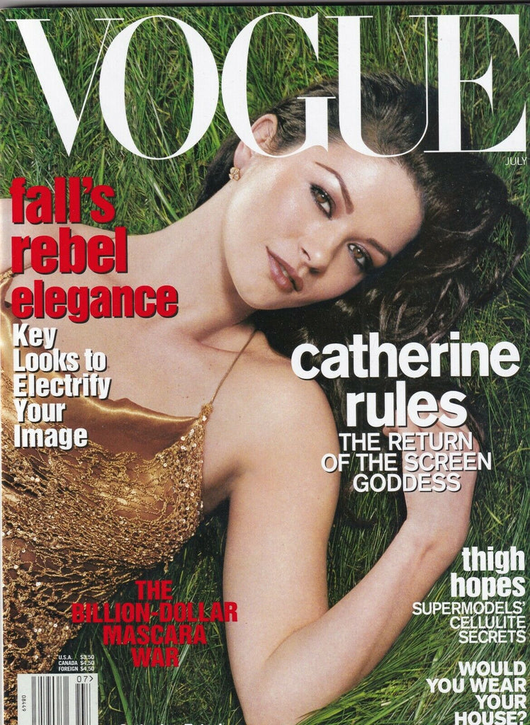 Vogue Magazine Catherine Zeta-Jones July 2001 100319nonr