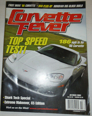 Corvette Fever Magazine '05 Corvette Shark Tech Special October 2004 022715r