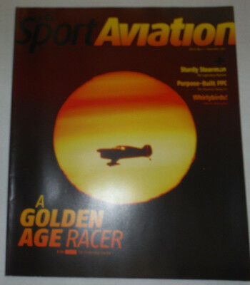 Sport Aviation Magazine Sturdy Stearman & Whirlybirds November 2010 012215R