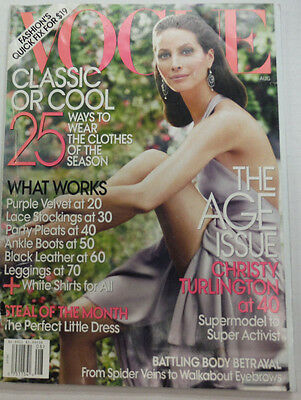 Vogue Magazine Christy Turlington August 2009 070215R