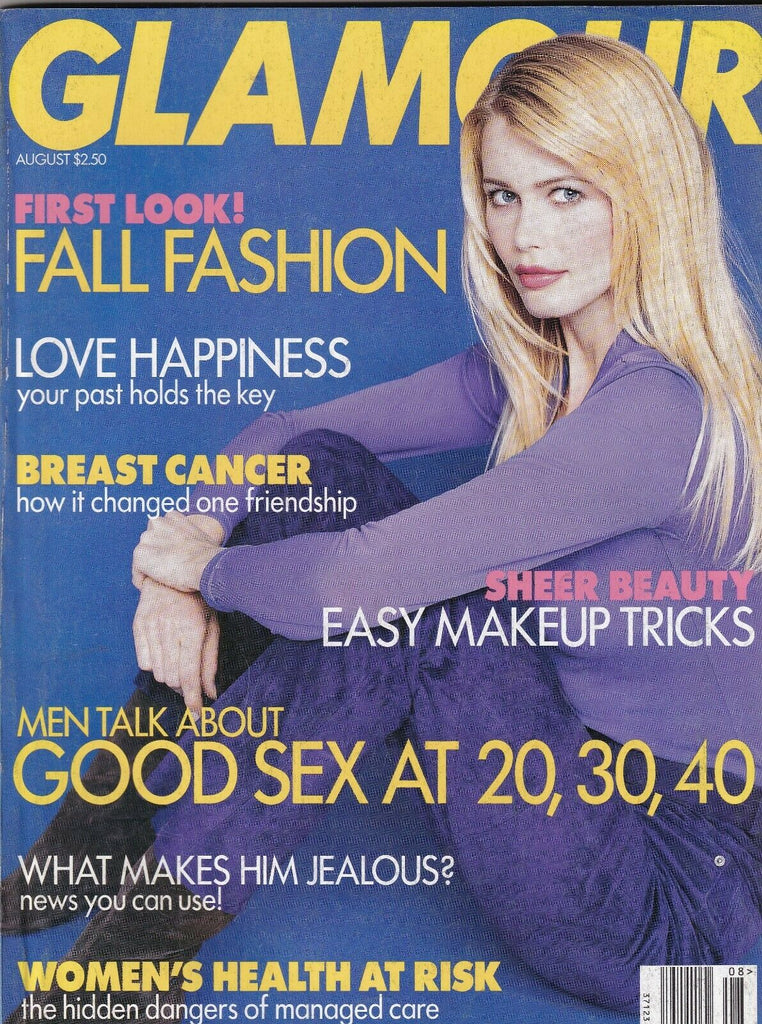 Glamour Mag Claudia Schiffer August 1996 102119nonr