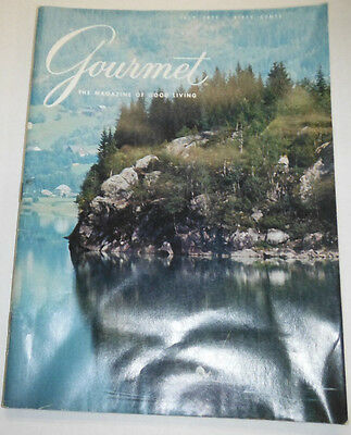 Gourmet Magazine Monte Carlo & Gourmet Holidays In Bergen July 1971 102214R