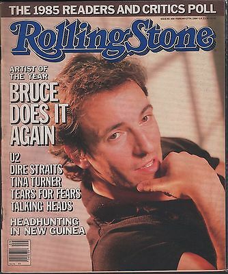 Rolling Stone February 27 1986 Bruce Springsteen EX 121815DBE