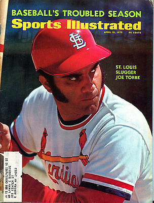 Sports Illustrated Magazine April 10 1972 Joe Torre EX 060316jhe