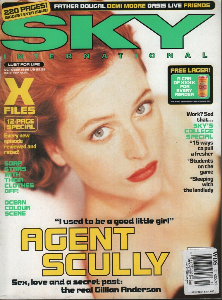 Sky International October 1996 Gilian Anderson Demi Moore Oasis 092118AME