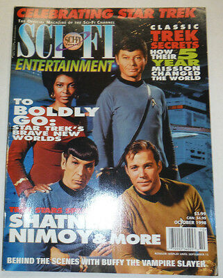 Sci-Fi Magazine Trek Secrets William Shatner & Nimoy October 1998 110514R1
