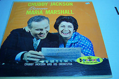 33RPM Jazz Vinyl Chubby Jackson Discovers Maria Marshall 020713JDE