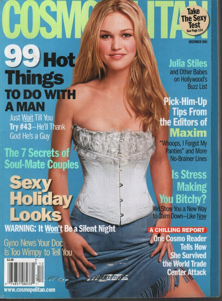 Cosmopolitan Magazine December 2001 Julia Stiles 102819AME2