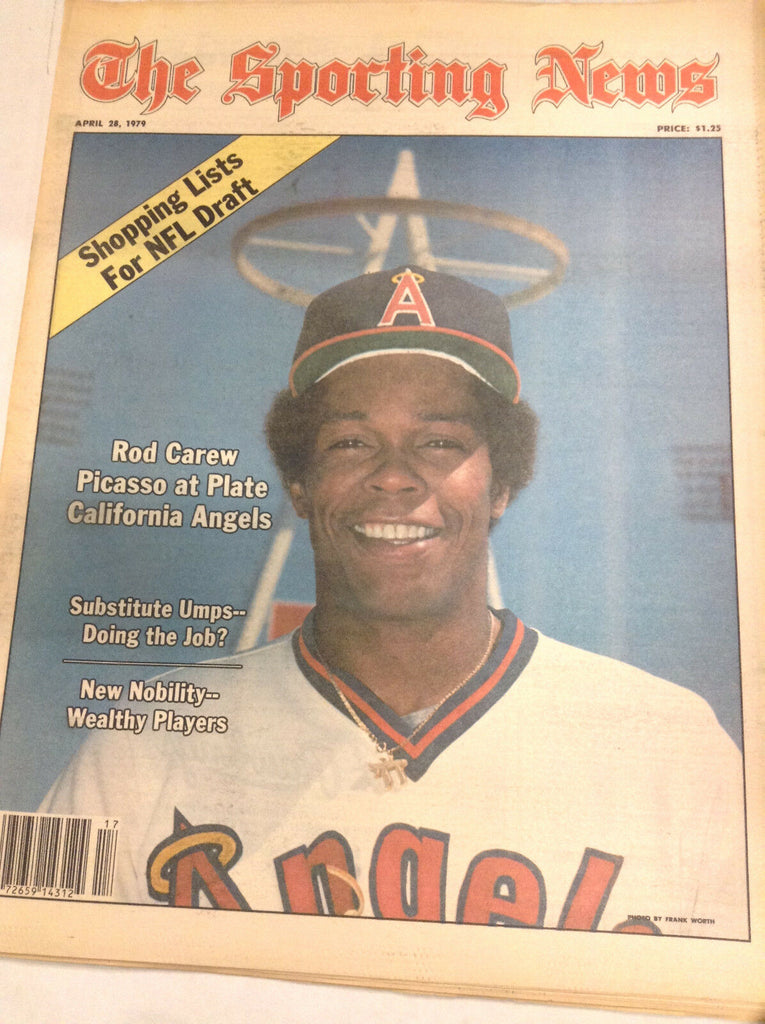 The Sporting News Magazine Rod Carew California Angels April 28 1979 061217nonr2