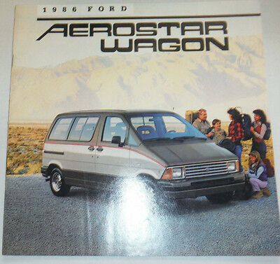 Aerostar Wagon Magazine 1986 Ford 122614R