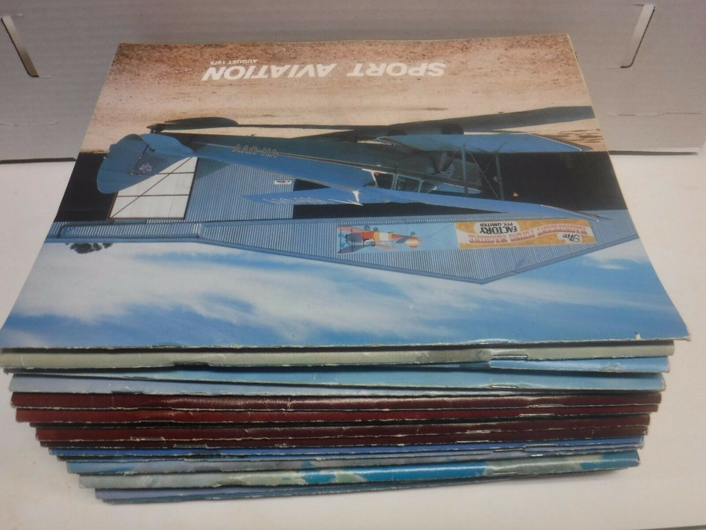 Sport Aviation Magazines Lot Of 25 1970's/1980's 103017jh3