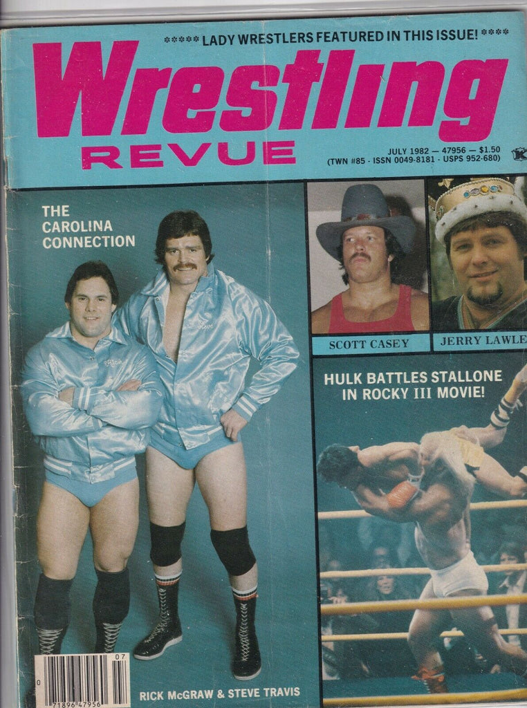 Wrestling Revue Magazine Scott Casey Jerry Lawler July 1982 061019nonr
