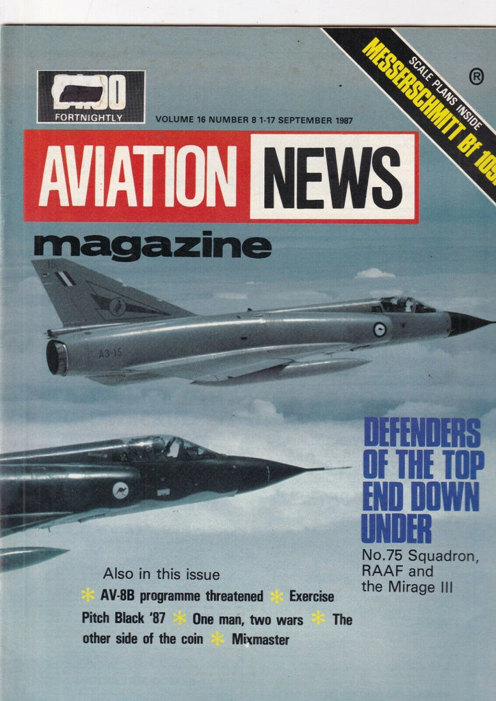 Aviation News Mag No.75 Squadron RAAF The Mirage III September 1987 092319nonr